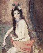 Marie Laurencin The naked woman holding a piece of mirror oil painting picture wholesale